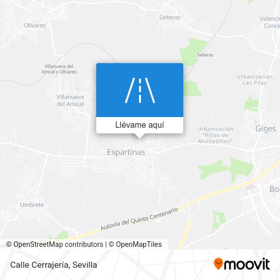 Mapa Calle Cerrajería