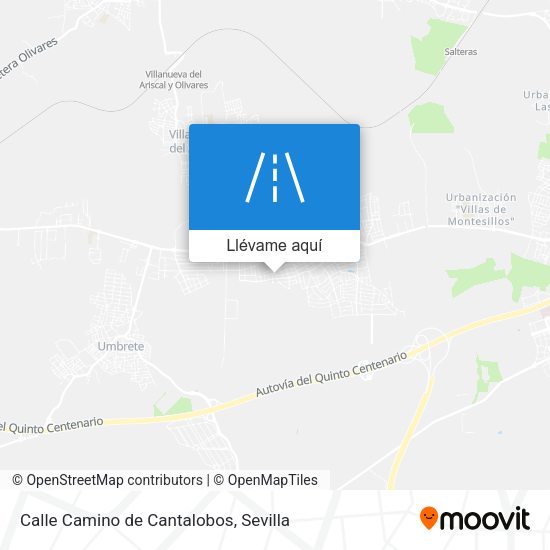 Mapa Calle Camino de Cantalobos