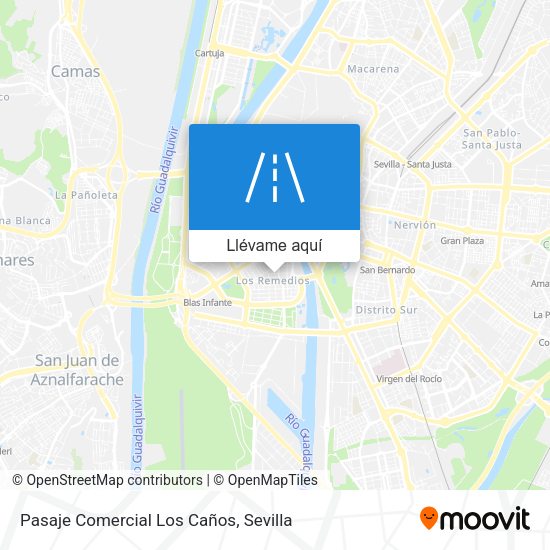 Mapa Pasaje Comercial Los Caños