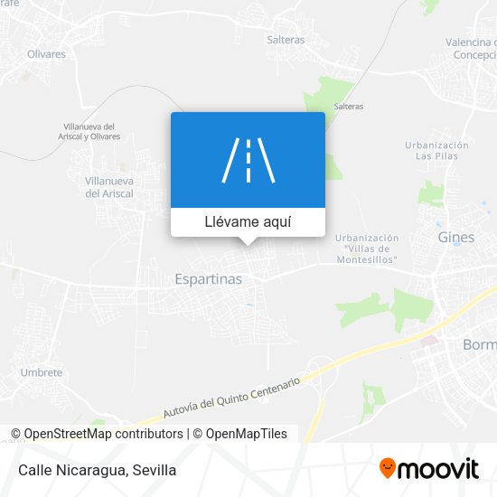 Mapa Calle Nicaragua