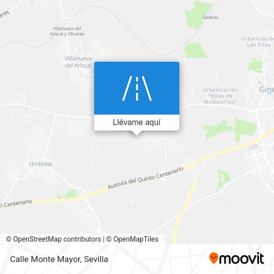 Mapa Calle Monte Mayor