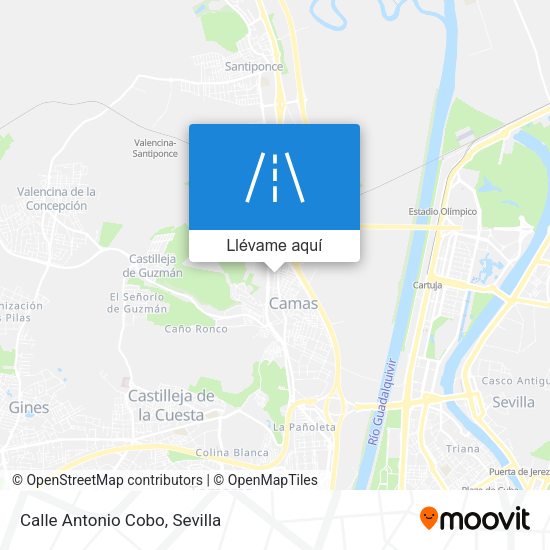 Mapa Calle Antonio Cobo
