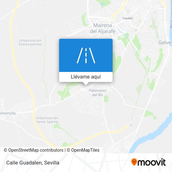 Mapa Calle Guadalen