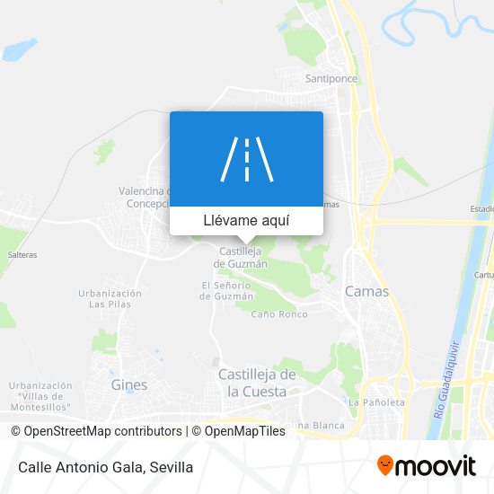 Mapa Calle Antonio Gala