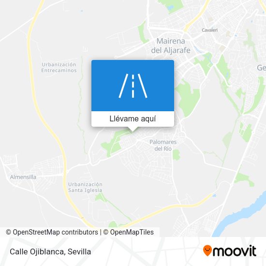 Mapa Calle Ojiblanca