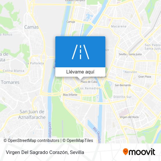 Mapa Virgen Del Sagrado Corazón