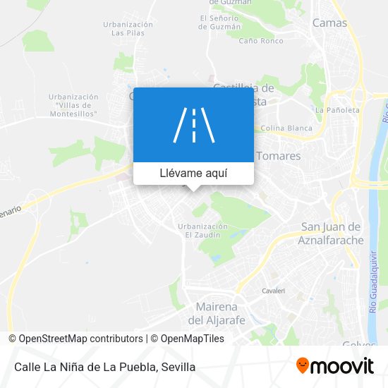 Mapa Calle La Niña de La Puebla