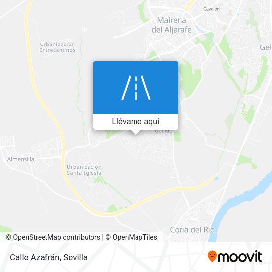 Mapa Calle Azafrán