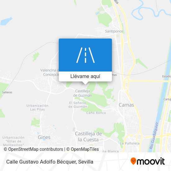 Mapa Calle Gustavo Adolfo Bécquer