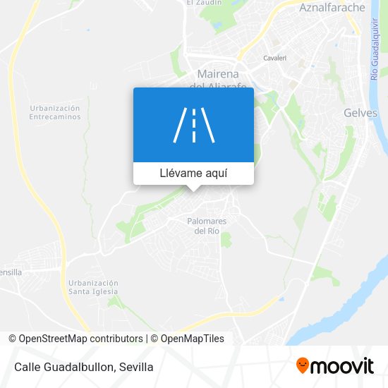 Mapa Calle Guadalbullon