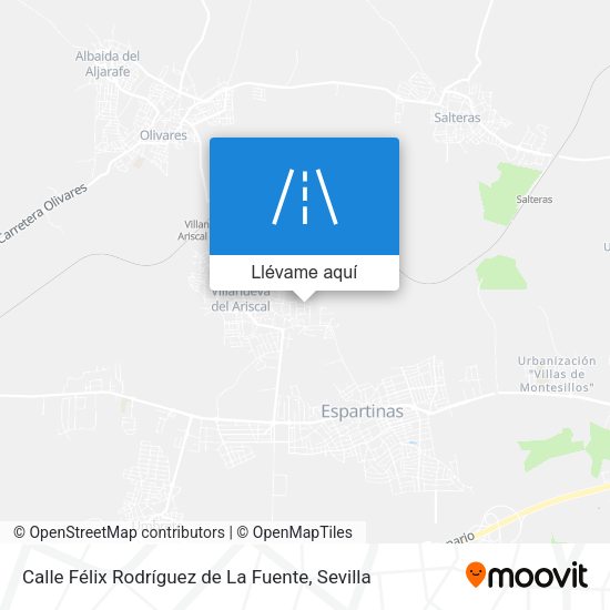 Mapa Calle Félix Rodríguez de La Fuente