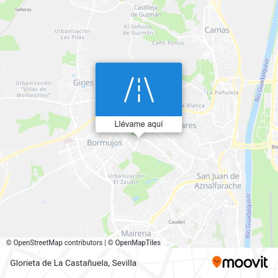 Mapa Glorieta de La Castañuela