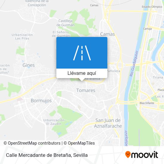 Mapa Calle Mercadante de Bretaña