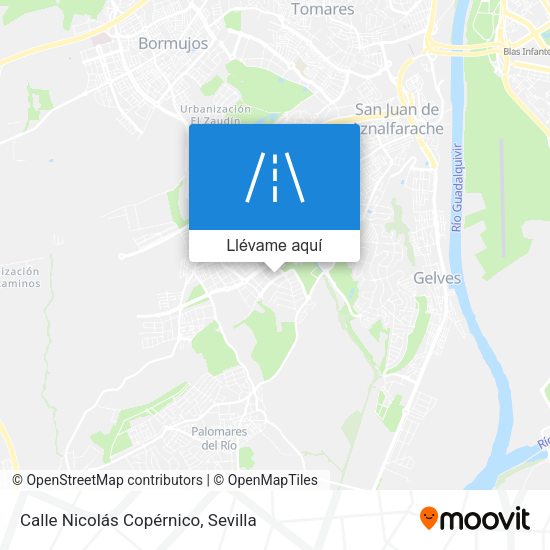 Mapa Calle Nicolás Copérnico