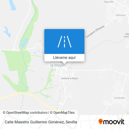 Mapa Calle Maestro Guillermo Giménez