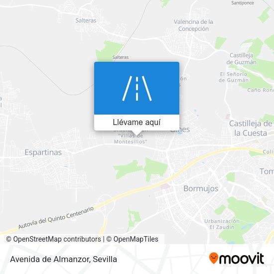 Mapa Avenida de Almanzor