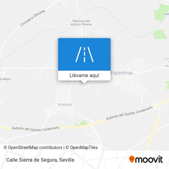 Mapa Calle Sierra de Segura