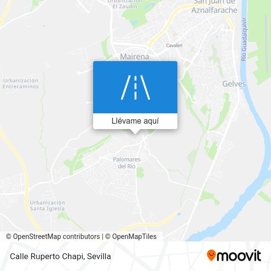 Mapa Calle Ruperto Chapi