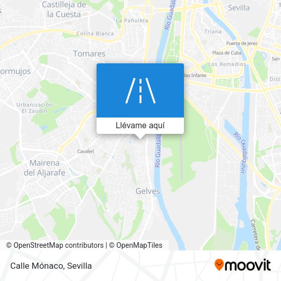 Mapa Calle Mónaco