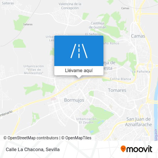 Mapa Calle La Chacona