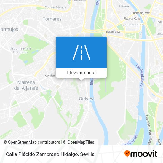 Mapa Calle Plácido Zambrano Hidalgo
