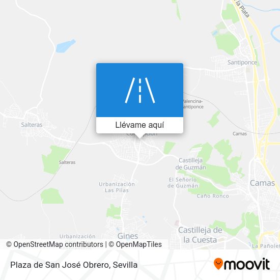 Mapa Plaza de San José Obrero