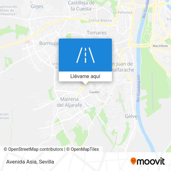 Mapa Avenida Asia