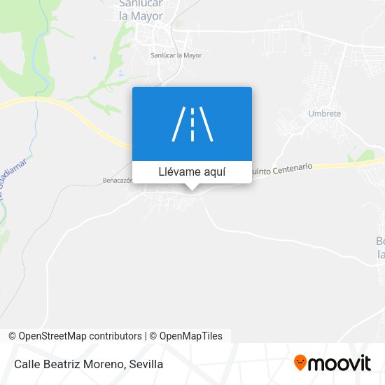 Mapa Calle Beatriz Moreno