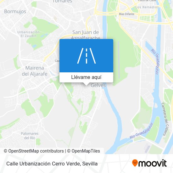 Mapa Calle Urbanización Cerro Verde