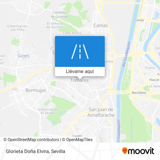 Mapa Glorieta Doña Elvira
