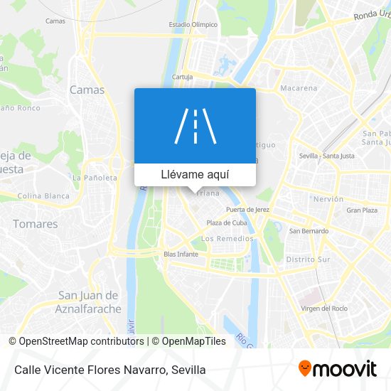 Mapa Calle Vicente Flores Navarro
