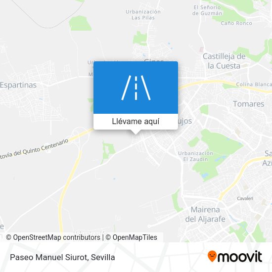 Mapa Paseo Manuel Siurot