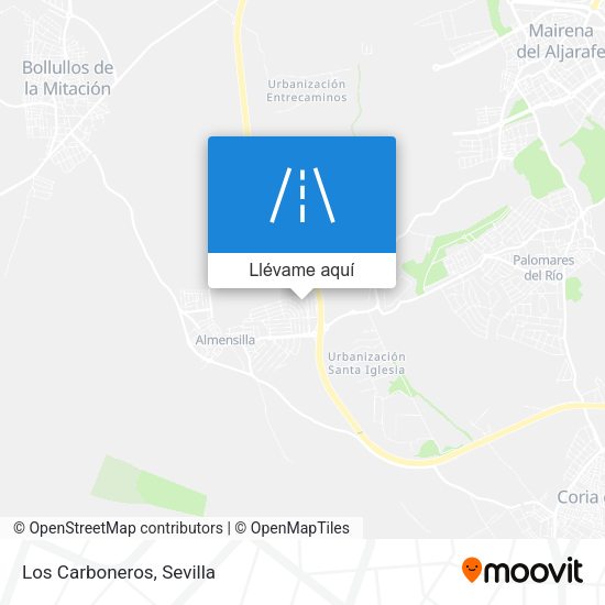 Mapa Los Carboneros