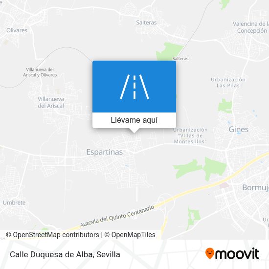 Mapa Calle Duquesa de Alba
