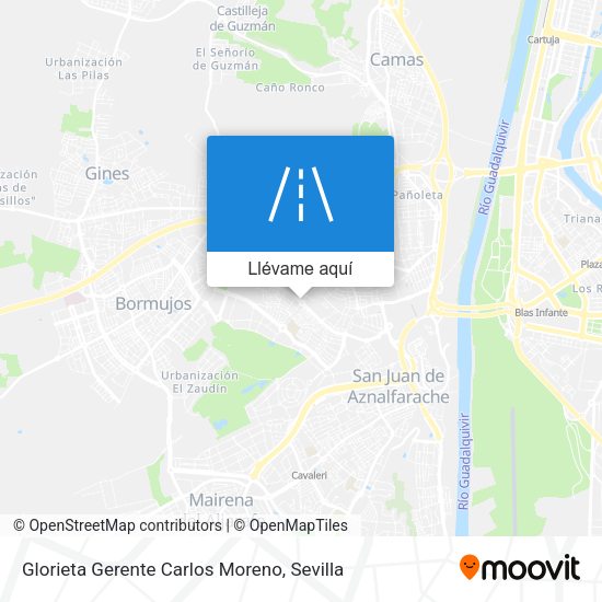 Mapa Glorieta Gerente Carlos Moreno