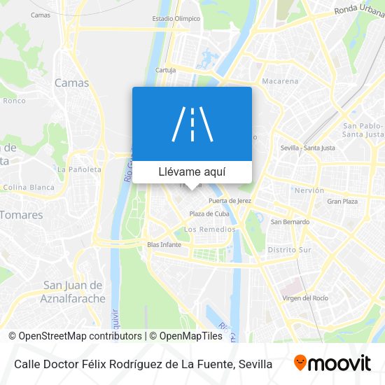 Mapa Calle Doctor Félix Rodríguez de La Fuente