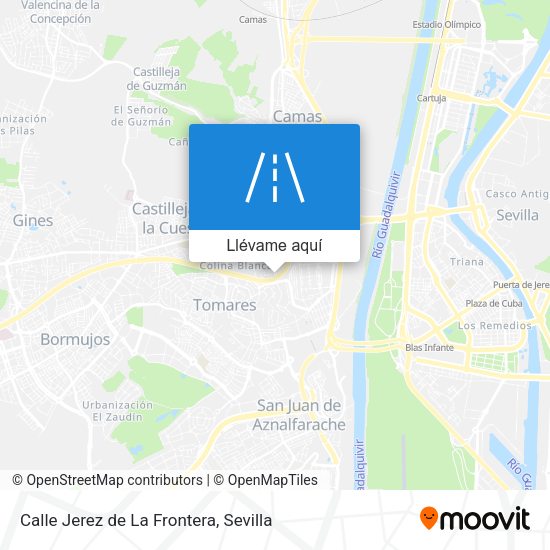 Mapa Calle Jerez de La Frontera