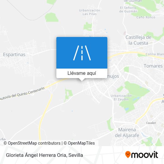 Mapa Glorieta Ángel Herrera Oria