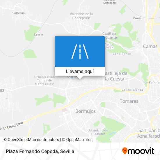 Mapa Plaza Fernando Cepeda