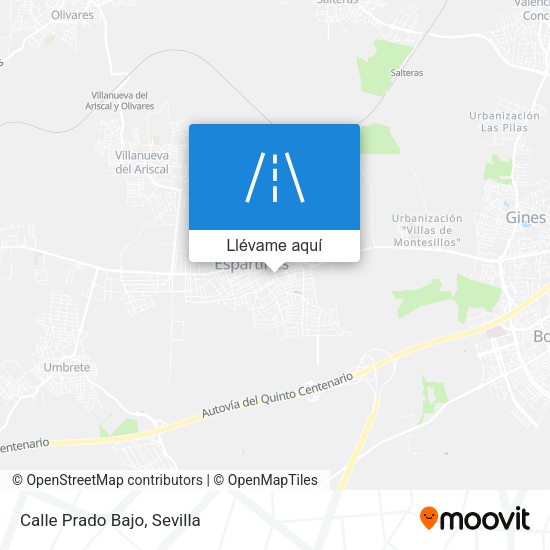 Mapa Calle Prado Bajo
