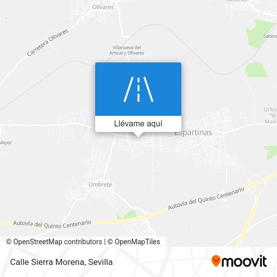 Mapa Calle Sierra Morena