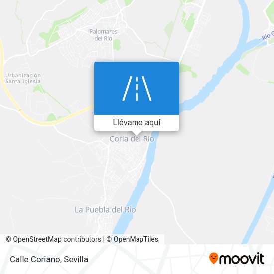 Mapa Calle Coriano