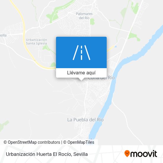 Mapa Urbanización Huerta El Rocío