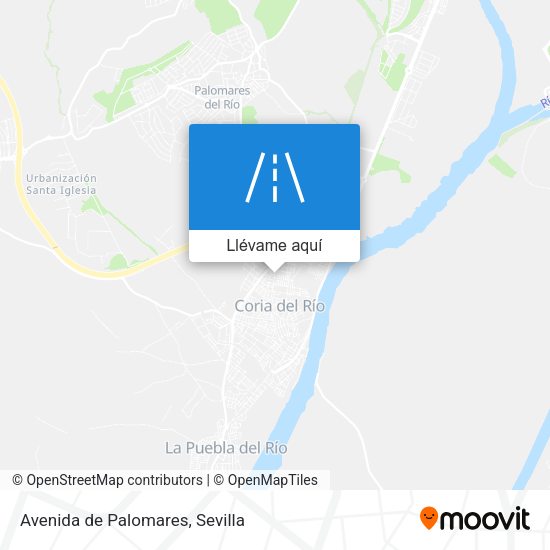 Mapa Avenida de Palomares
