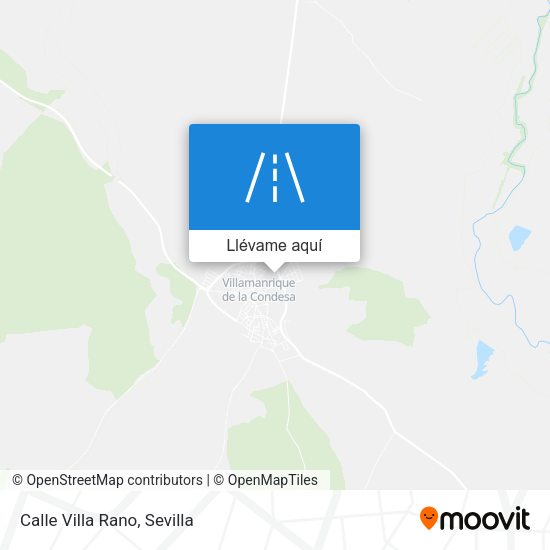 Mapa Calle Villa Rano