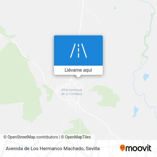 Mapa Avenida de Los Hermanos Machado