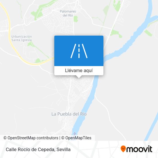 Mapa Calle Rocío de Cepeda