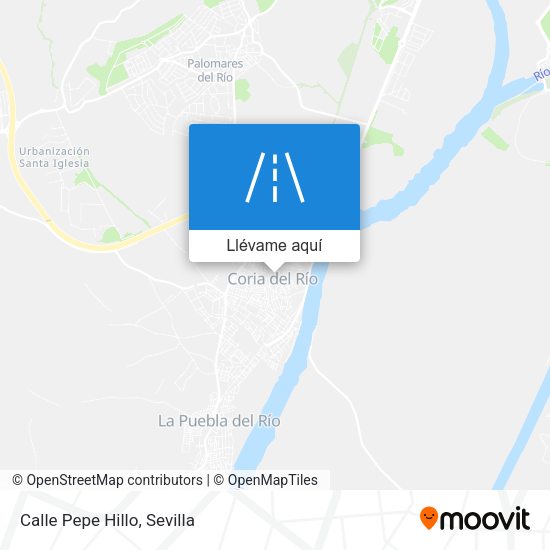Mapa Calle Pepe Hillo