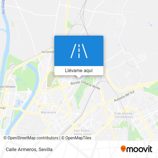 Mapa Calle Armeros