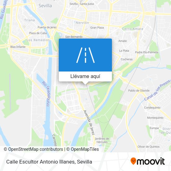 Mapa Calle Escultor Antonio Illanes